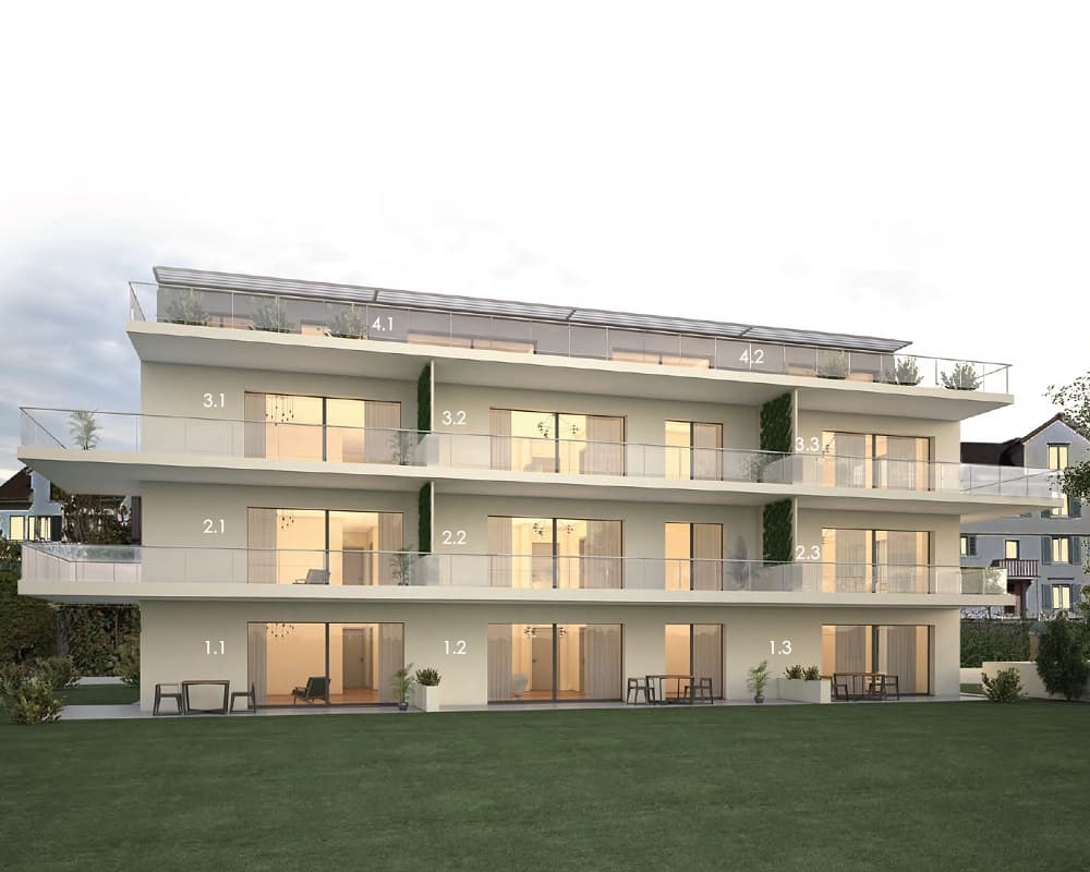 Wohnüberbauung Bischofszell — Wohnungsspiegel